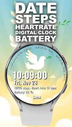 A064 Holy Spirit Watch Face screenshot 2