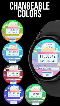 Colorful PC UI Watch Face screenshot 4