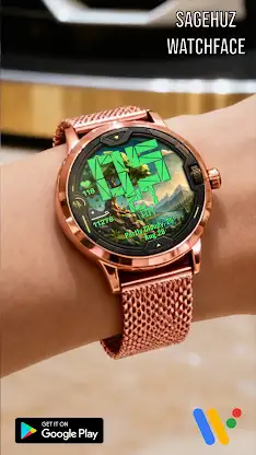 A076 Polygon Tree Watch Face screenshot 2