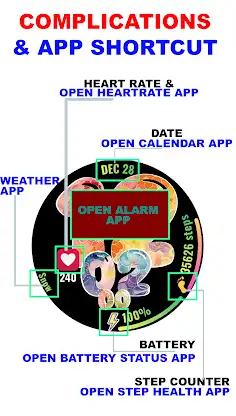 A079 Customizable Watch Face screenshot 4