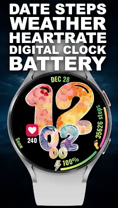 A079 Customizable Watch Face screenshot 3