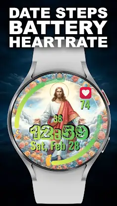 Love God - Animated Watch Face screenshot 1