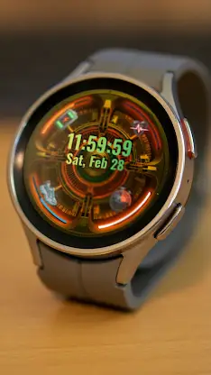 A095 Power Machine Watch Face screenshot 3
