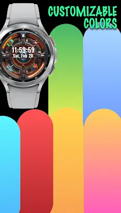 A095 Power Machine Watch Face screenshot 7