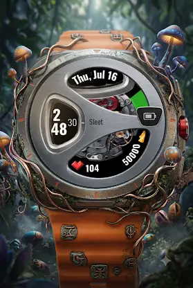 Futuristic Steel Watch Face screenshot 4