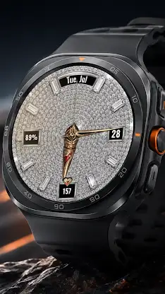 Luxury Diamond Watch Face A107 screenshot 6
