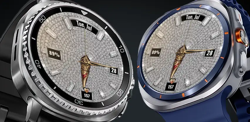 Luxury Diamond Watch Face A107 screenshot 1
