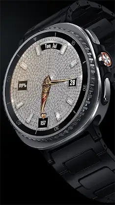 Luxury Diamond Watch Face A107 screenshot 2