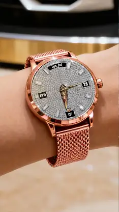 Luxury Diamond Watch Face A107 screenshot 4