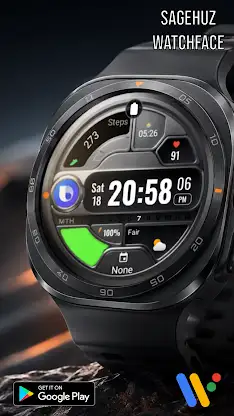 A115 KHIM Tactical Watch Face screenshot 5
