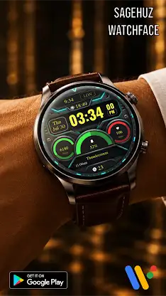 A119 KHIM Digital Watch Face screenshot 4