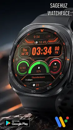 A119 KHIM Digital Watch Face screenshot 6
