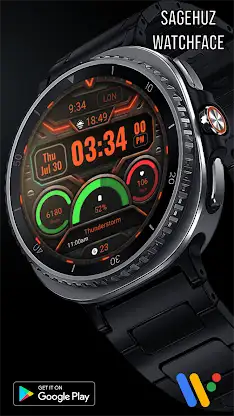 A119 KHIM Digital Watch Face screenshot 2