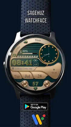 A121 SH Leather Watchface screenshot 5