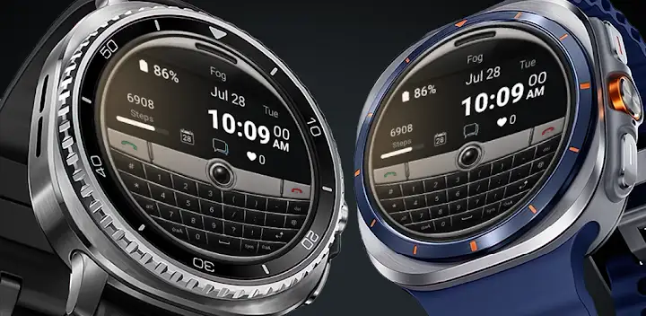A126 circle phone watch face — Android app banner