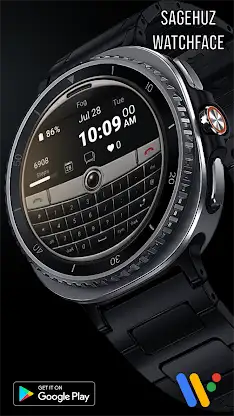 A126 circle phone watch face screenshot 5