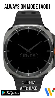 A126 circle phone watch face screenshot 3