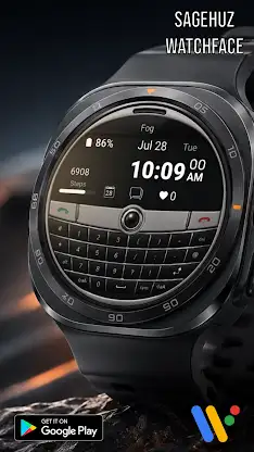 A126 circle phone watch face screenshot 6
