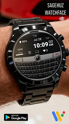 A126 circle phone watch face screenshot 2