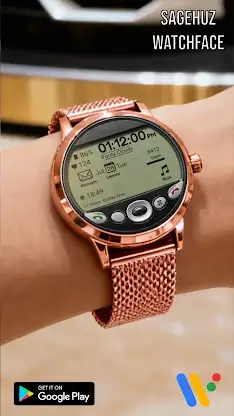 A127 Circle Old PDA Watchface screenshot 5