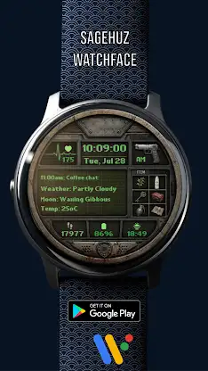 A128 RPG Item watch face screenshot 5