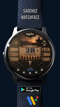 A132 Cowboy Game watchface screenshot 5