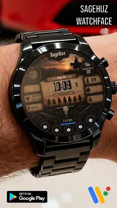 A132 Cowboy Game watchface screenshot 3