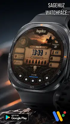 A132 Cowboy Game watchface screenshot 4
