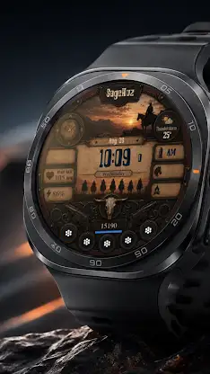 A132 Cowboy Game watchface screenshot 6