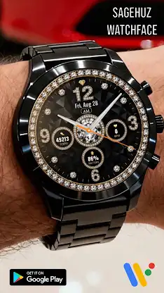 A134 Diamond Watch Face screenshot 5