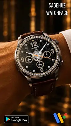 A134 Diamond Watch Face screenshot 7