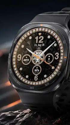 A134 Diamond Watch Face screenshot 2