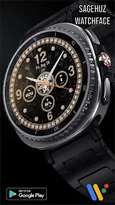 A134 Diamond Watch Face screenshot 8