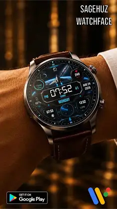 A135 SpaceShip Watchface screenshot 5
