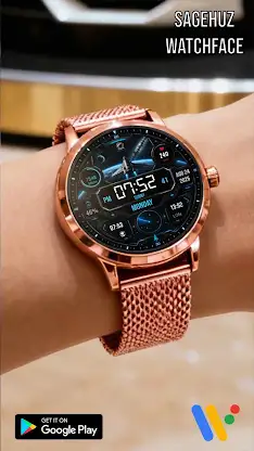 A135 SpaceShip Watchface screenshot 6