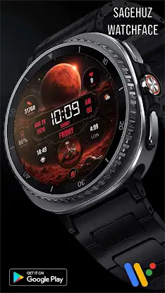 A136 Mars Watch Face screenshot 4