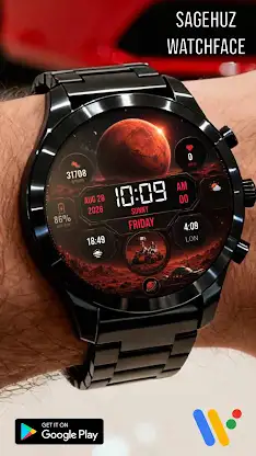 A136 Mars Watch Face screenshot 1