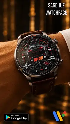 A139 Car Digital Watch face screenshot 8