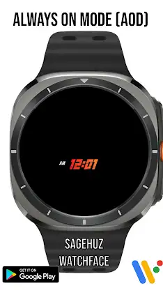 A139 Car Digital Watch face screenshot 2