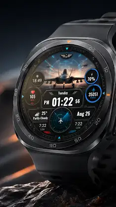 A140 Air Force Watchface screenshot 6
