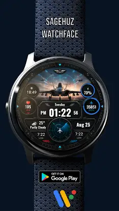 A140 Air Force Watchface screenshot 3