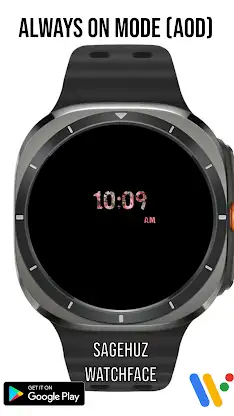 A144 Rose Digital Watch Face screenshot 3