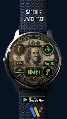 A145 100USD Watchface screenshot 5