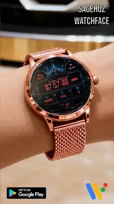 A155 Sci-fi watchface screenshot 1