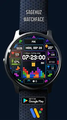 A160 Puzzle game watchface screenshot 6