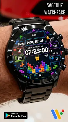 A160 Puzzle game watchface screenshot 8