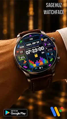 A160 Puzzle game watchface screenshot 7