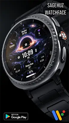 A167 Blackhole watchface screenshot 8