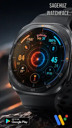 A177 Power light watchface screenshot 4