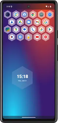 Hexagon Launcher screenshot 1